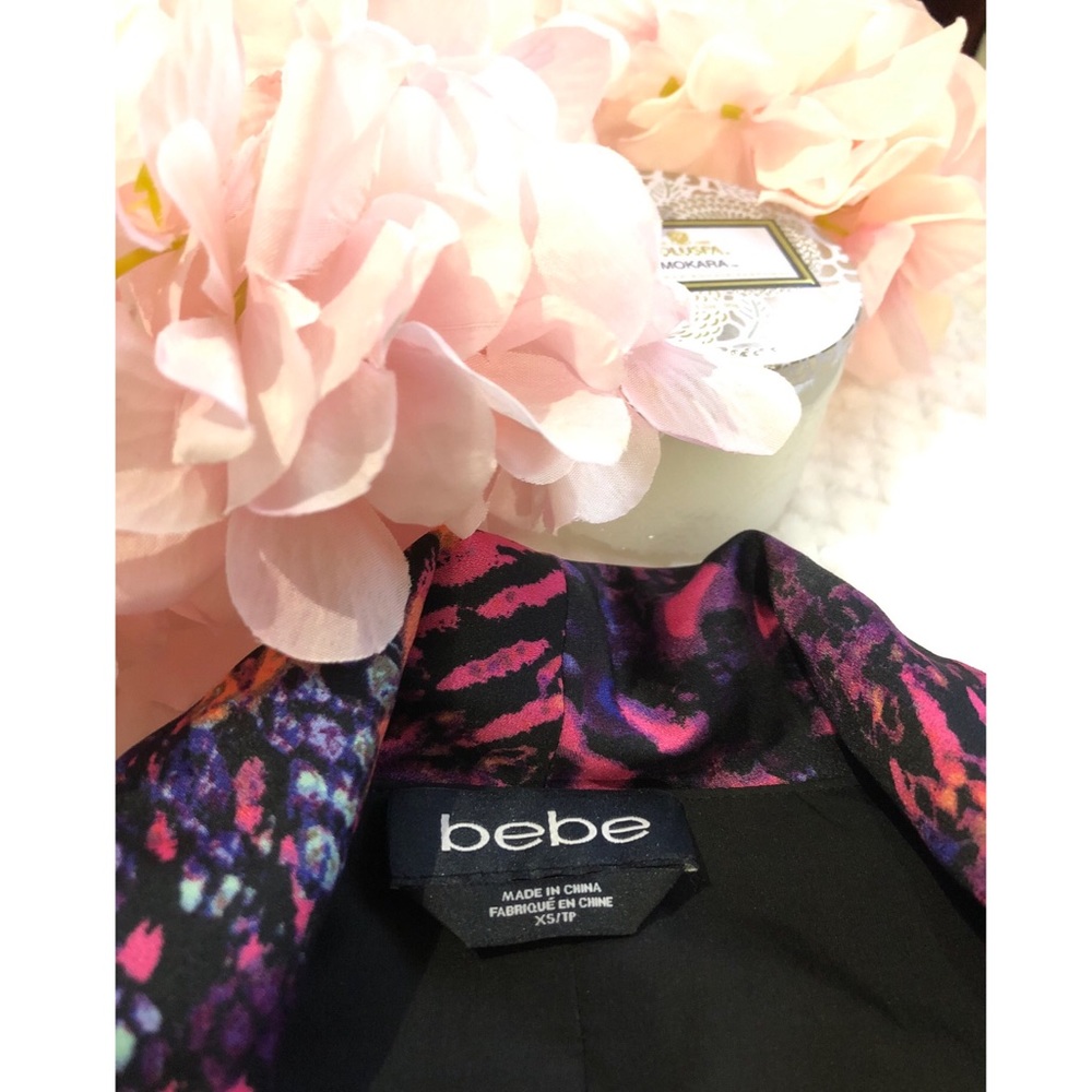 bebe Mixed Print Jacket - Picture 3 of 5